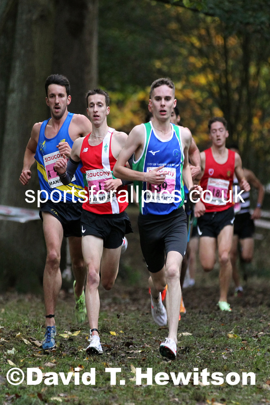 Senior mens 2021 National Cross Country Relays, Berry Hill Park, Mansfield. Photo: David T. Hewitson/Sports for All Pics